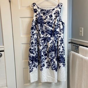 Talbots sleeveless shift dress